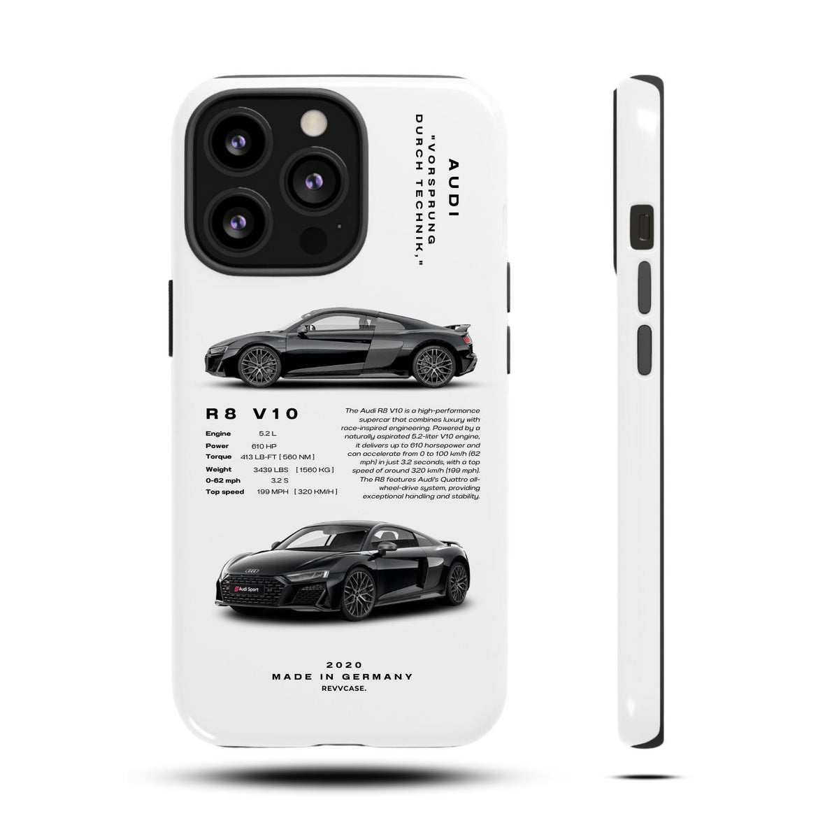 Audi R8 V10 - Coque