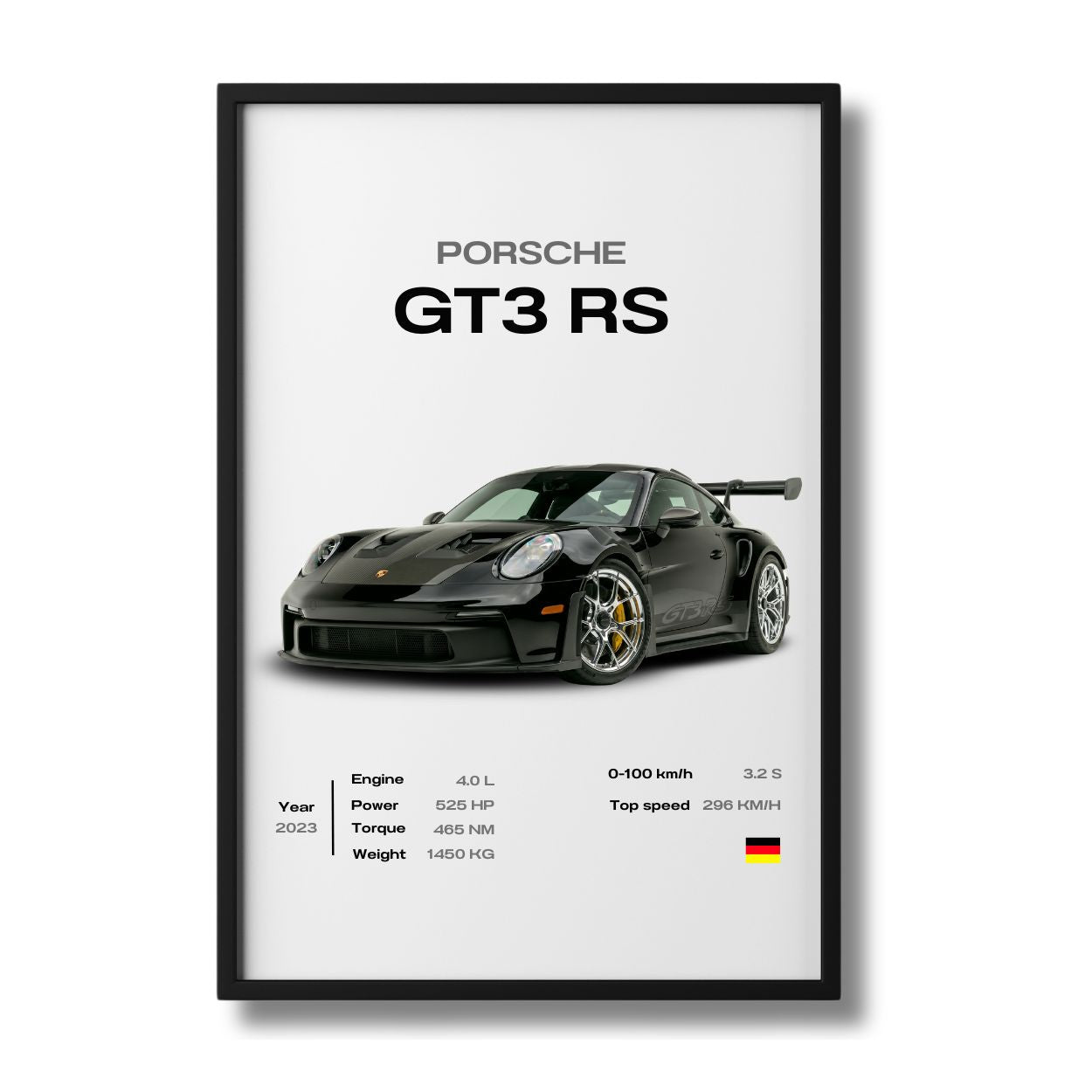 Porsche - GT3 RS Black