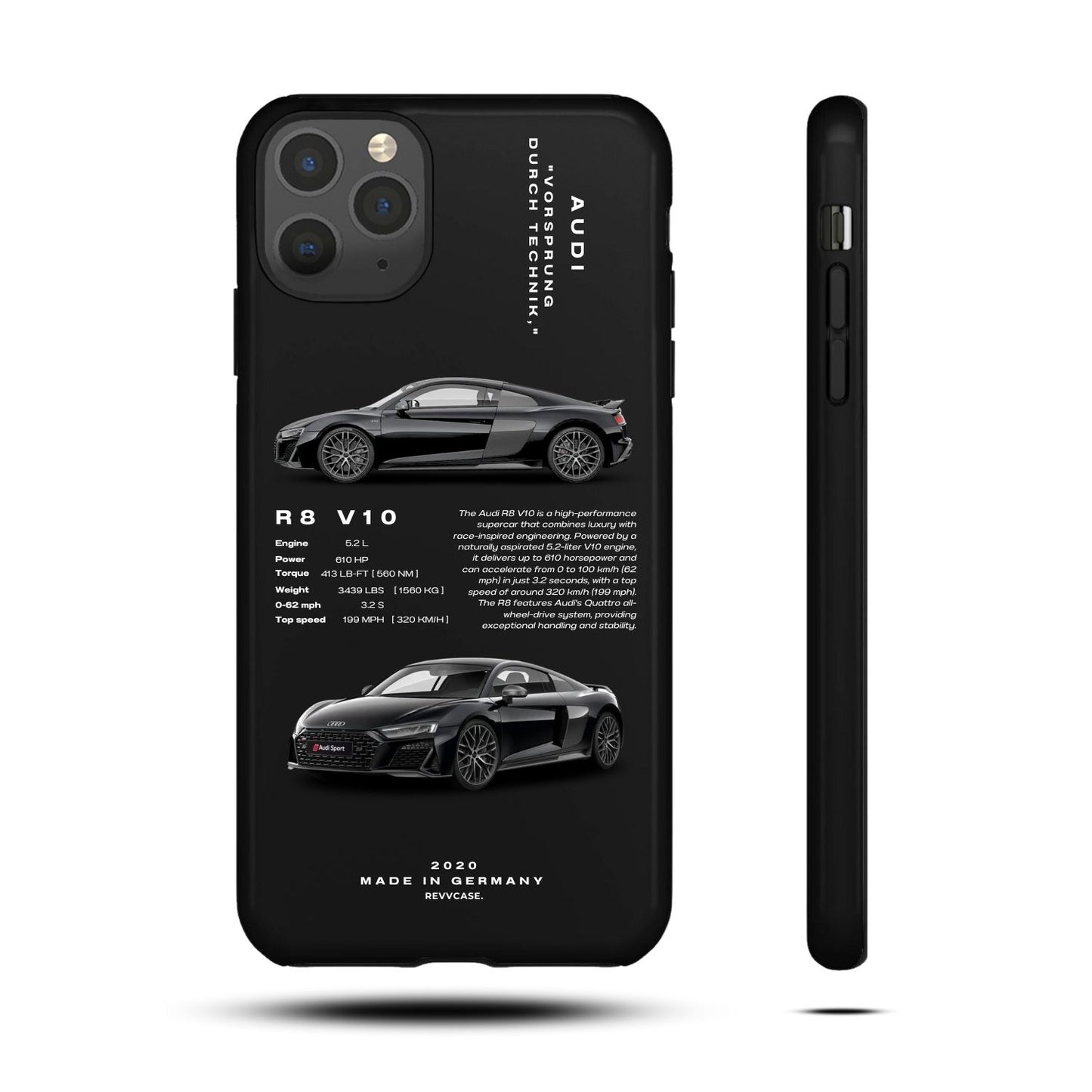 Audi R8 V10 - Coque