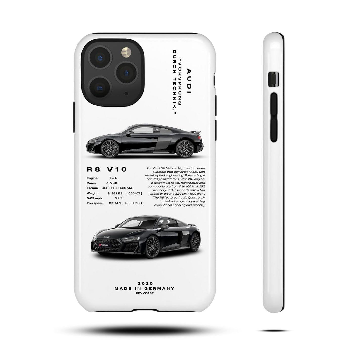 Audi R8 V10 - Coque