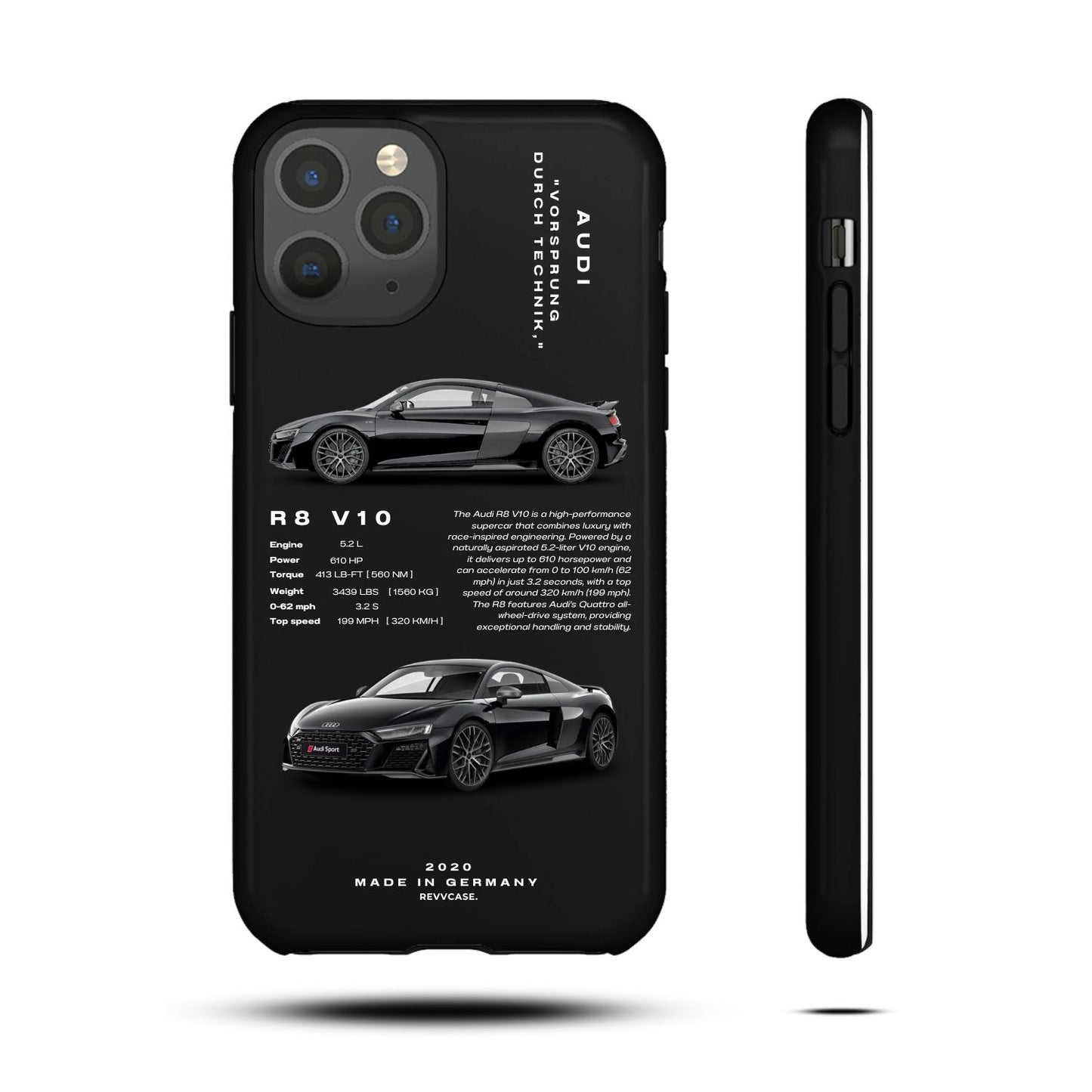 Audi R8 V10 - Coque