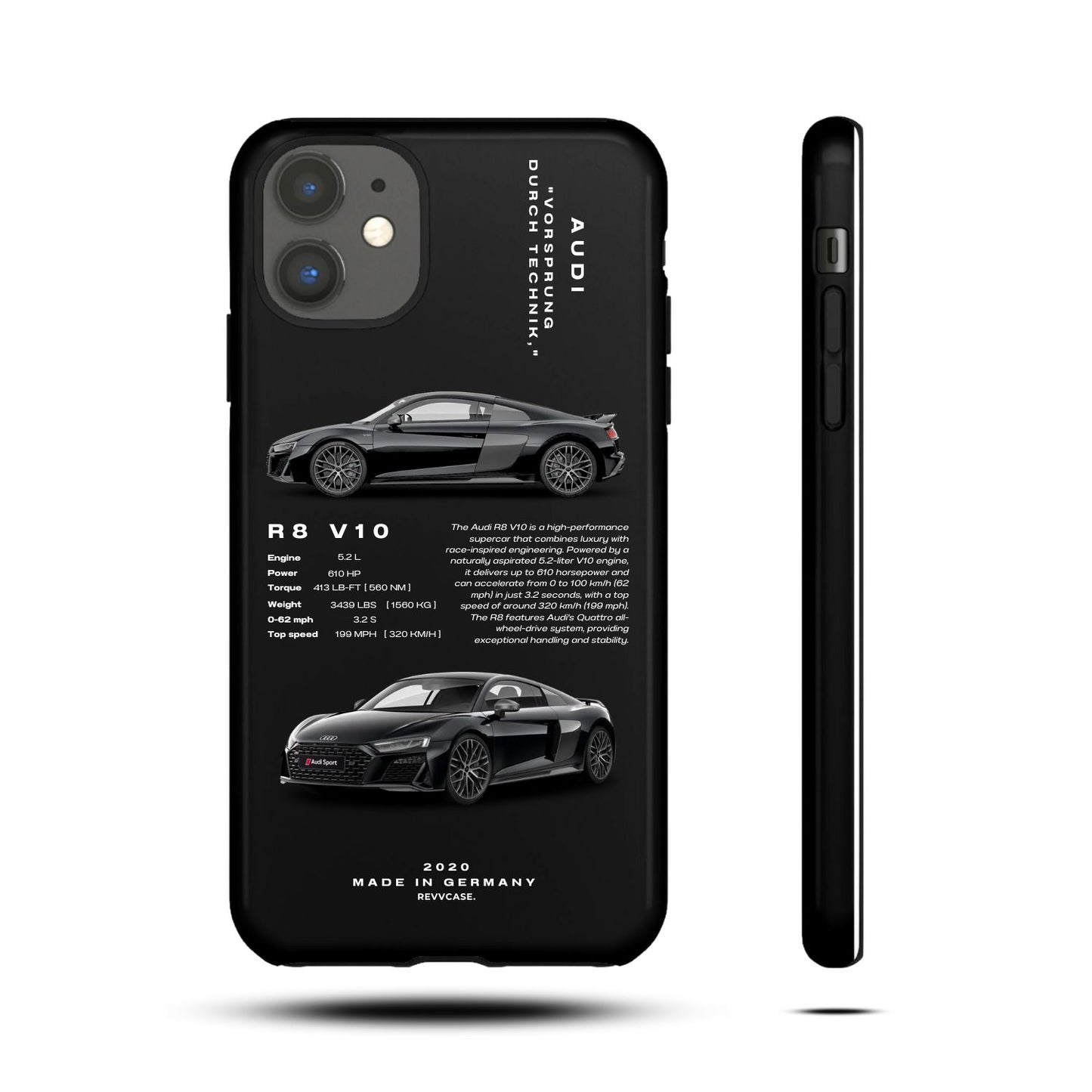 Audi R8 V10 - Coque