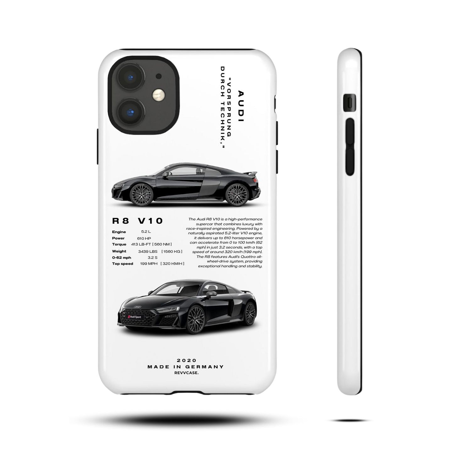 Audi R8 V10 - Coque