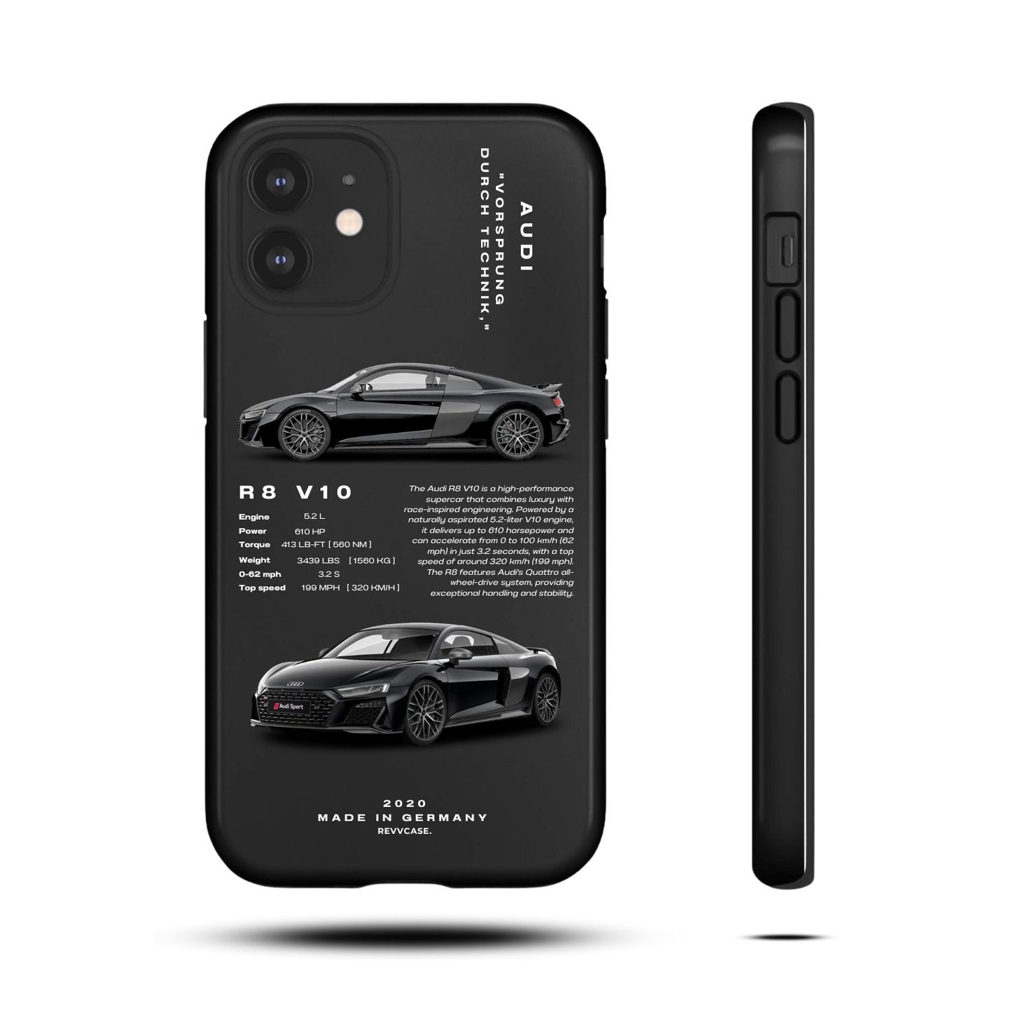 Audi R8 V10 - Coque