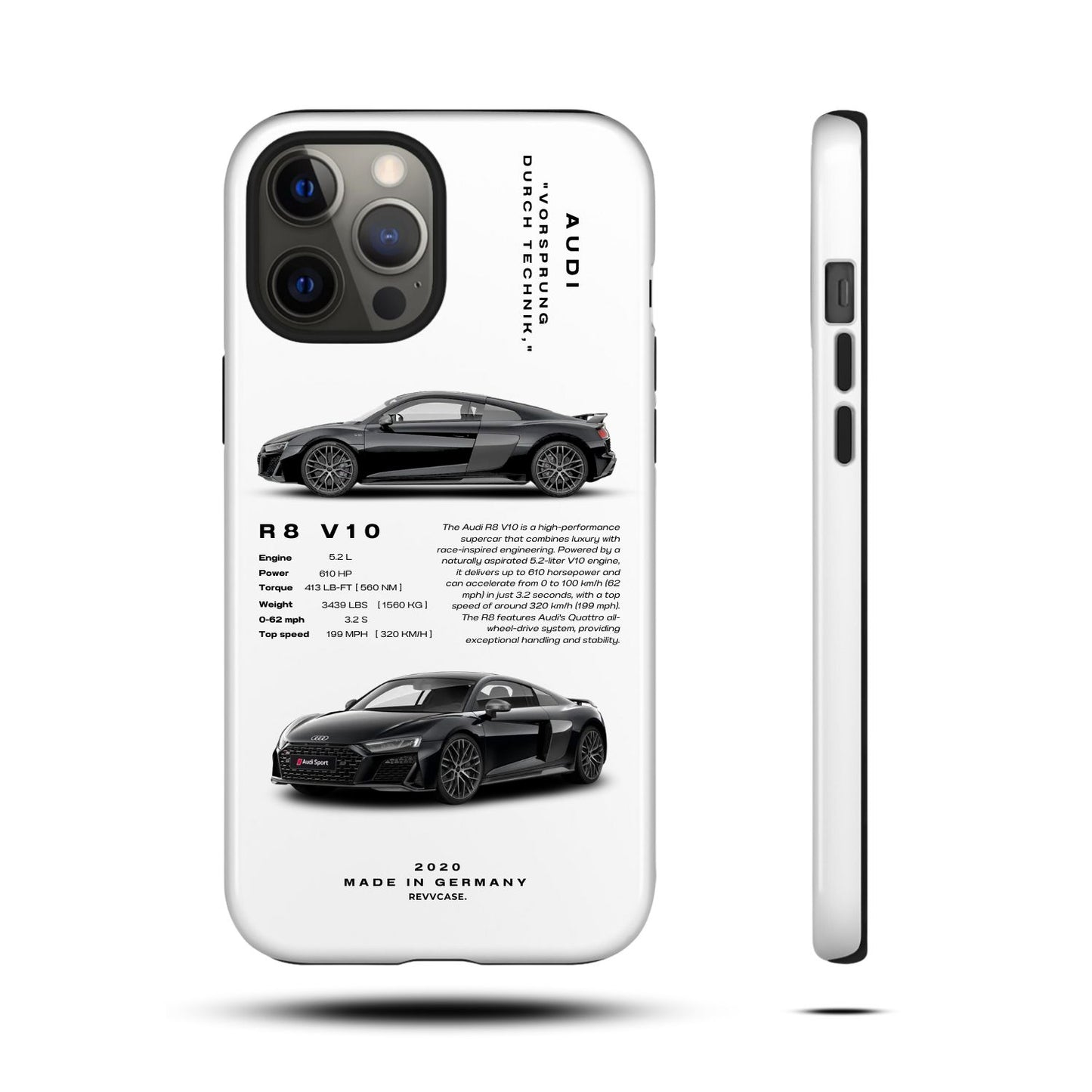 Audi R8 V10 - Coque