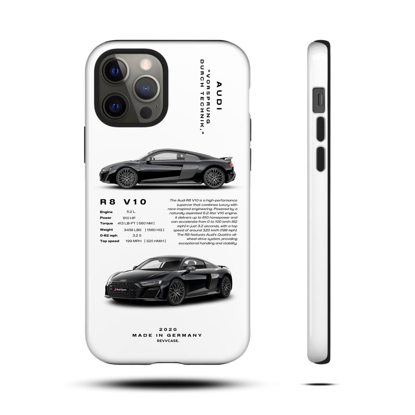 Audi R8 V10 - Coque