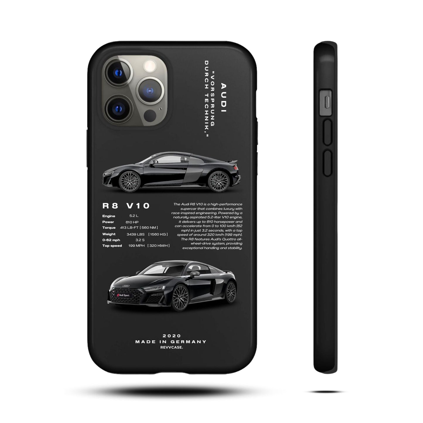 Audi R8 V10 - Coque