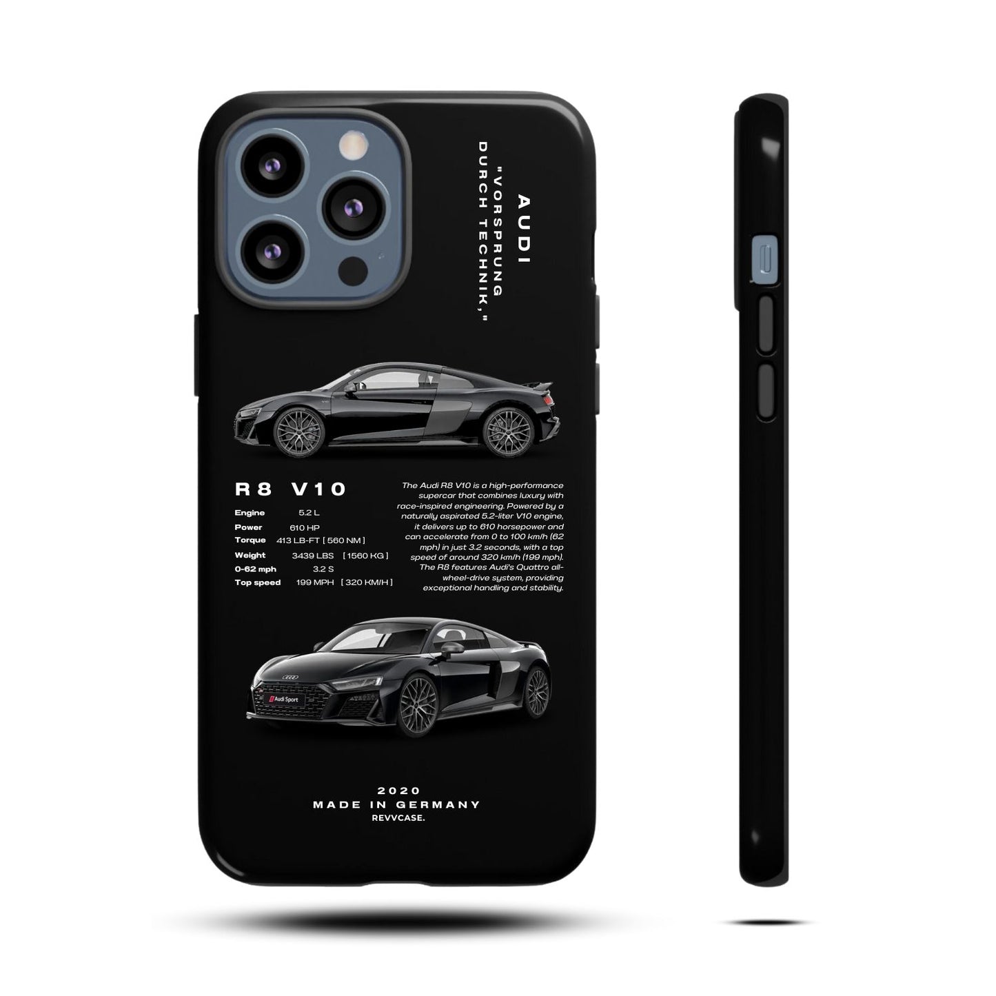 Audi R8 V10 - Coque