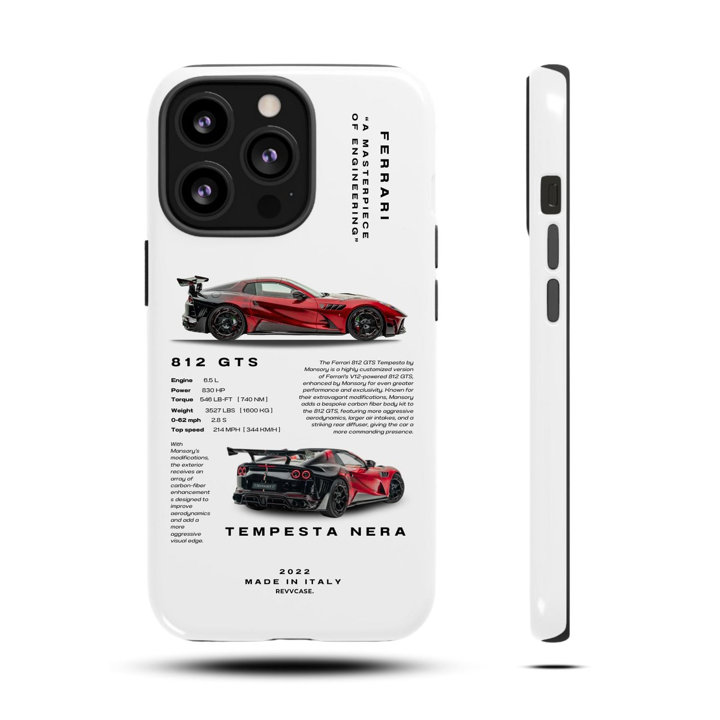 Ferrari 812 GTS - Coque