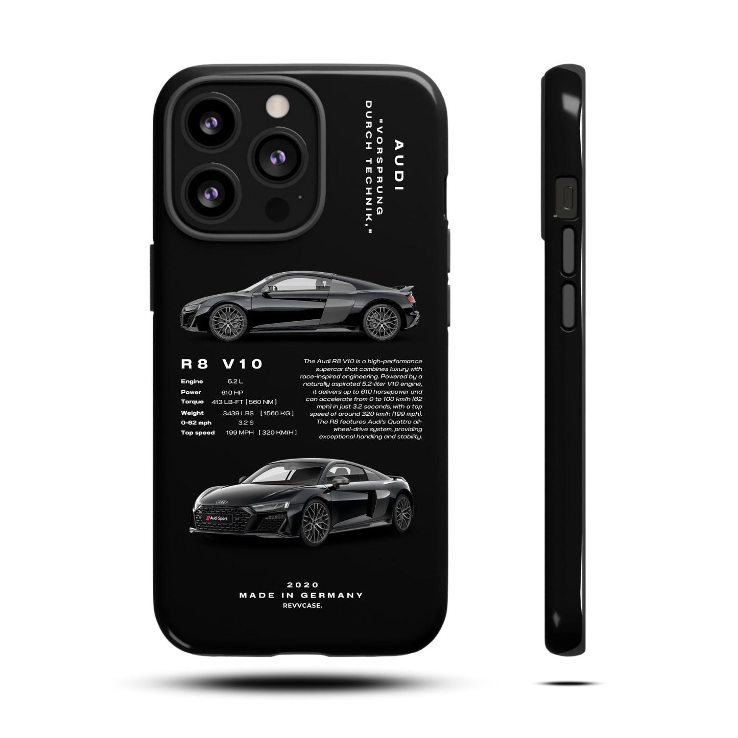 Audi R8 V10 - Coque