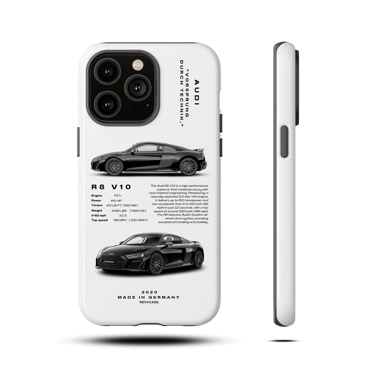 Audi R8 V10 - Coque