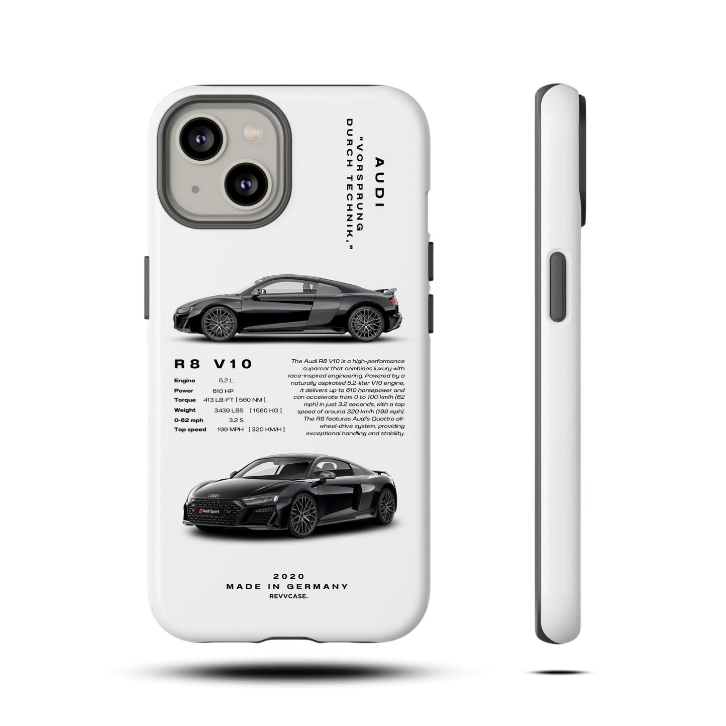 Audi R8 V10 - Coque