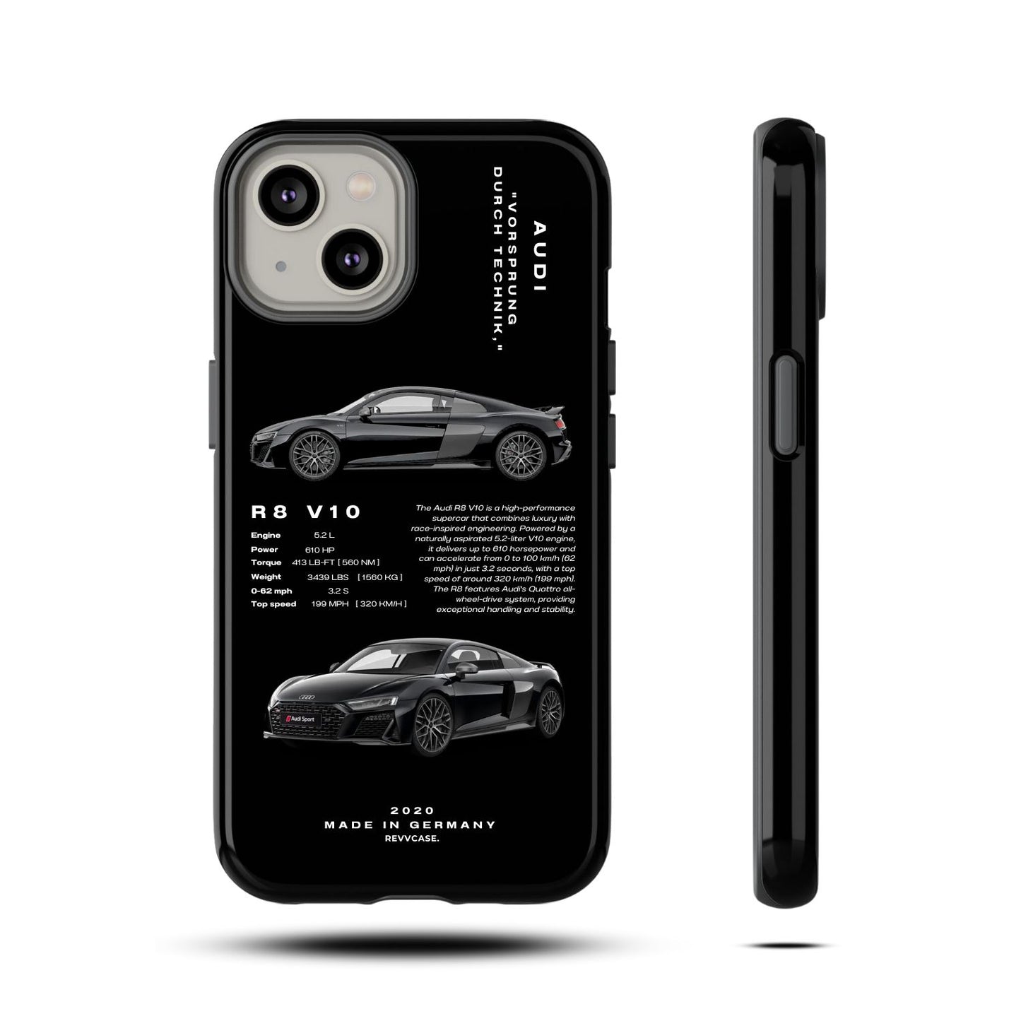 Audi R8 V10 - Coque