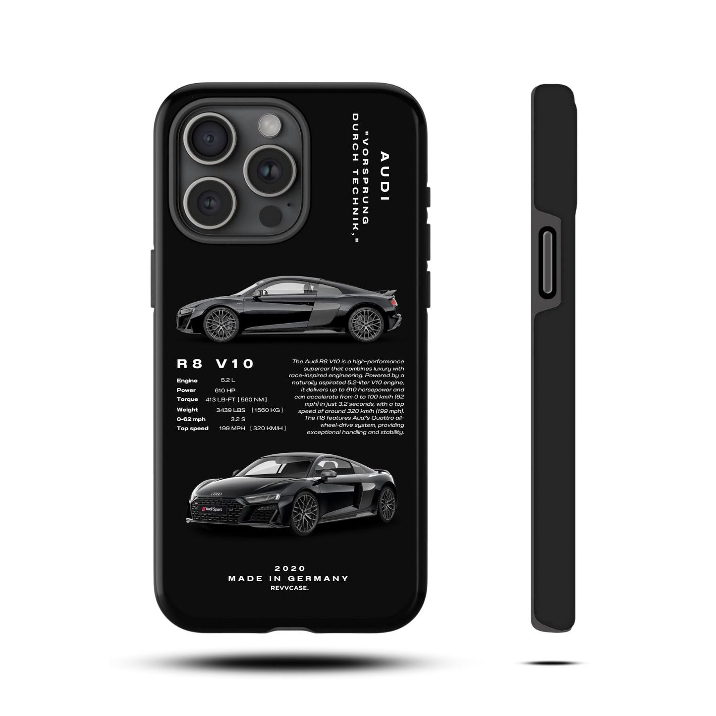 Audi R8 V10 - Coque