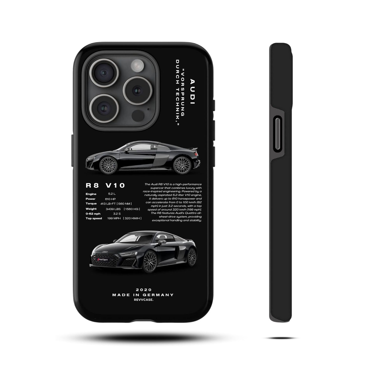 Audi R8 V10 - Coque