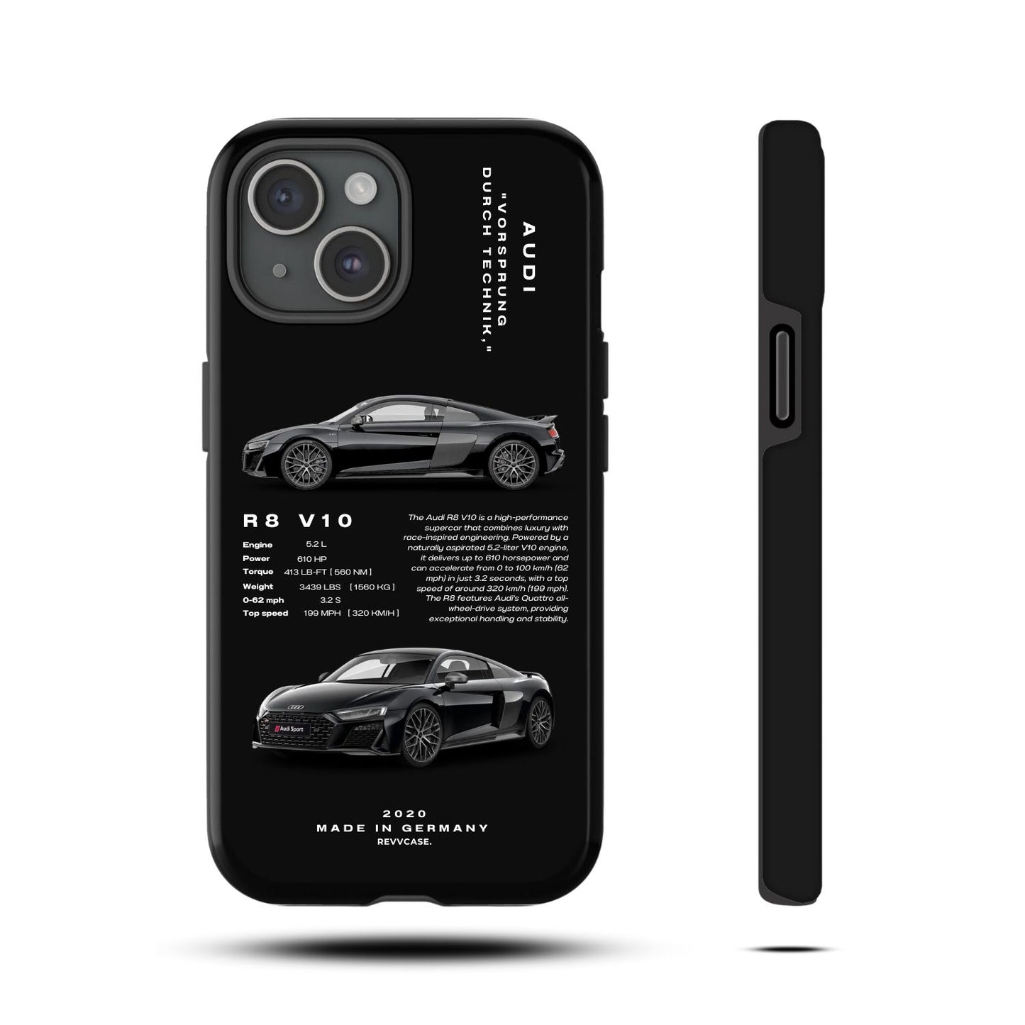 Audi R8 V10 - Coque