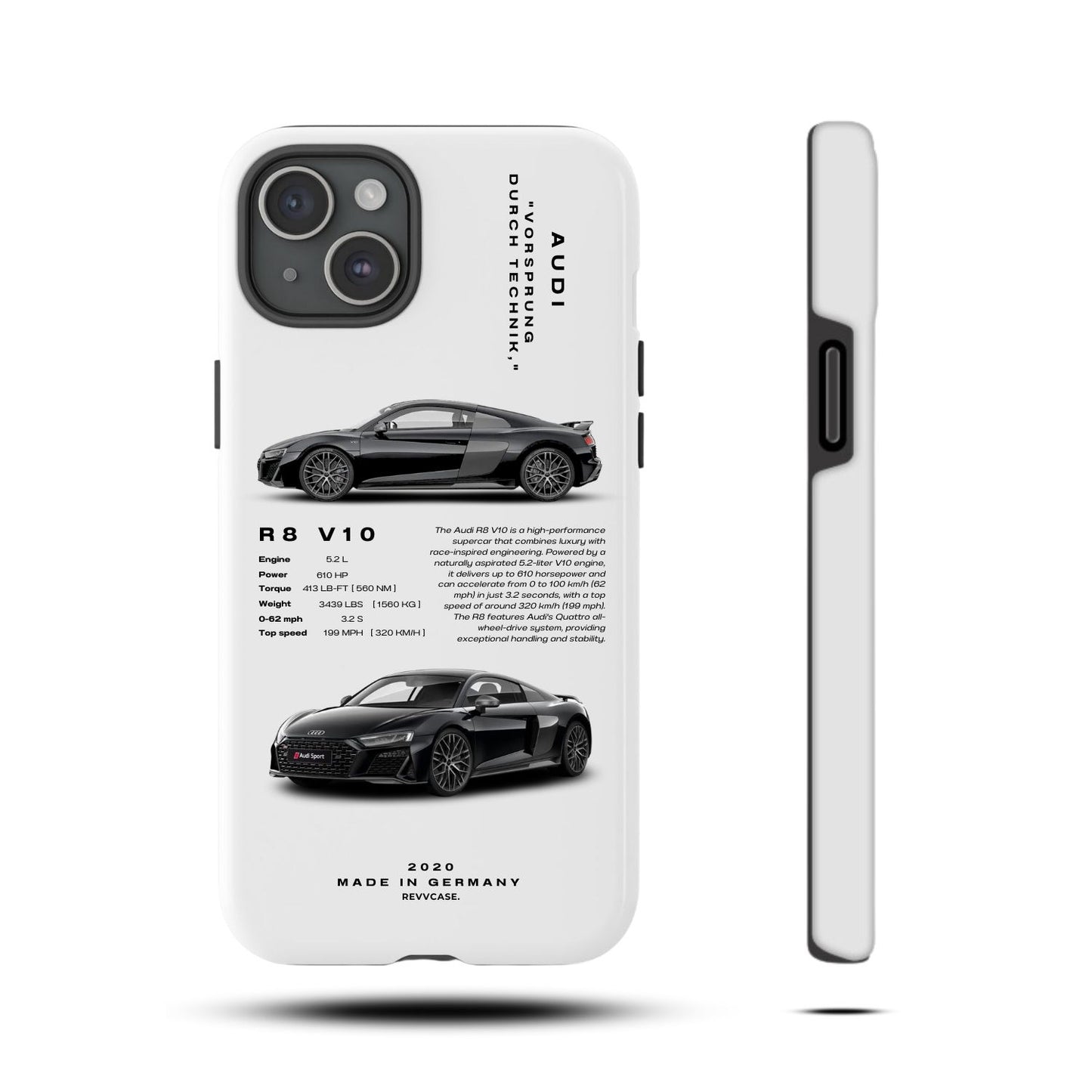 Audi R8 V10 - Coque