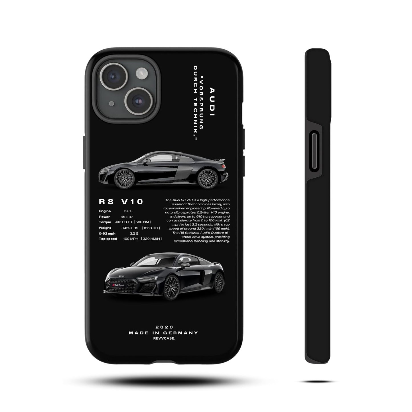 Audi R8 V10 - Coque