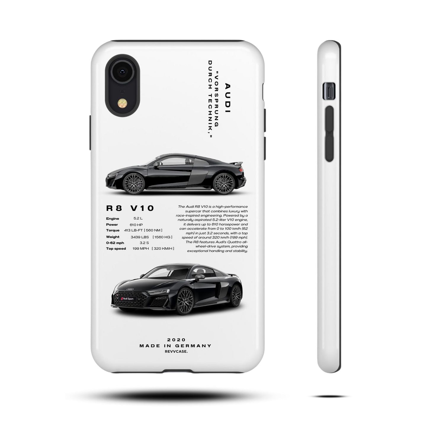 Audi R8 V10 - Coque