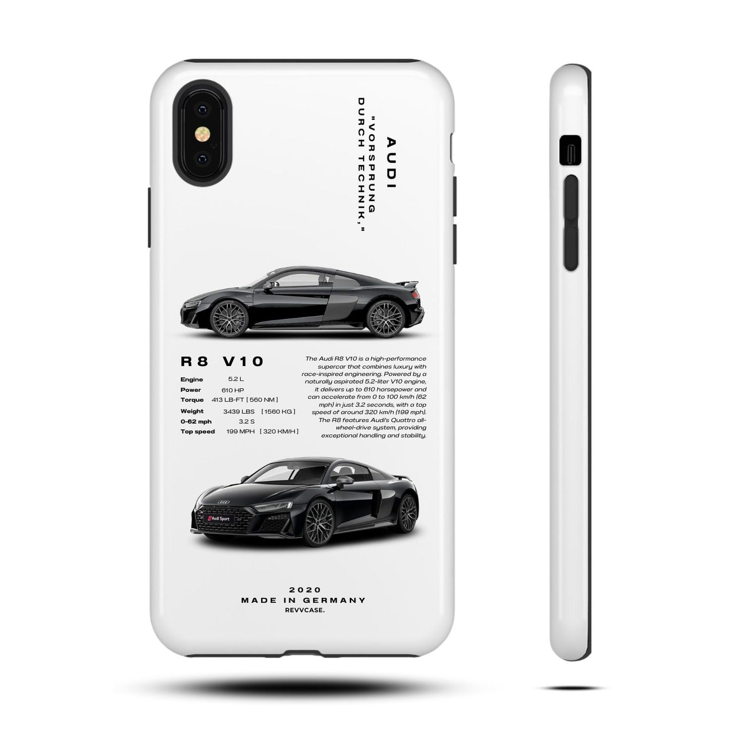 Audi R8 V10 - Coque