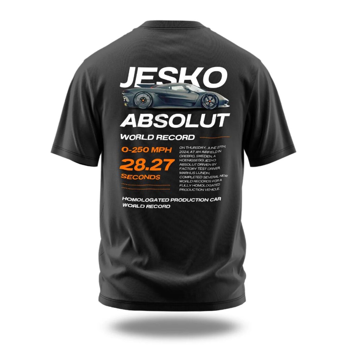 Jesko T-Shirt Black / S Print Material